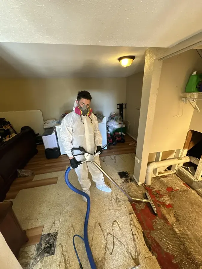 Sewage backup cleanup in a Coppell, TX home